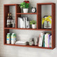 Modern Floating Book Shelf Wall Mounted Manufactured Wood Bookcase Clearhalo 'Bookcases' 'furn' 'furn_bookcases' 'Furniture' 'Office Furniture' 1200x1200_c634ab88-afd7-4ce5-b909-e1e1a9e4f952