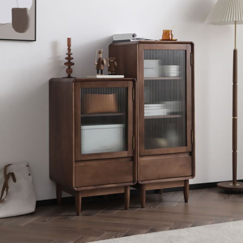 Glass 1 - Door and 1 - Drawer Accent Chest, Dover Wood Chest