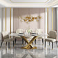 Metal Traditional Luxury Table Rectangle Sintered Stone Indoor Table with Pedestal Clearhalo ' dining_table' 'Dining Tables & Seating' 'Dining Tables' 'furn' 'furn_dining_table' 'Furniture' 'furniture_dining_table' 'Kitchen & Dining Furniture' 'kitchen&dining_furn' 'kitchen' 'kitchen_dining_table' 1200x1200_c6355649-5362-421d-8cab-9887481a1e42