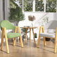 Modern Dining Arm Chairs Upholstered Armchair with Metal Legs (Set of 4) Clearhalo ' kitchen&dining_furn' 'Dining Chairs' 'Dining Tables & Seating' 'dining_chair' 'furn' 'furn_dining_chair' 'Furniture' 'furniture_dining_chair' 'Kitchen & Dining Furniture' 'kitchen' 1200x1200_c636a8bd-3e13-4ae4-a67c-cb9af623bb15
