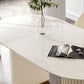 Oval Sintered Stone Top Dining Table Modern Table in White with Double Pedestal Clearhalo ' dining_table' 'Dining Tables & Seating' 'Dining Tables' 'furn' 'furn_dining_table' 'Furniture' 'furniture_dining_table' 'Kitchen & Dining Furniture' 'kitchen&dining_furn' 'kitchen' 'kitchen_dining_table' 1200x1200_c639efce-1700-43b1-94e2-06e4d9b1b0cc