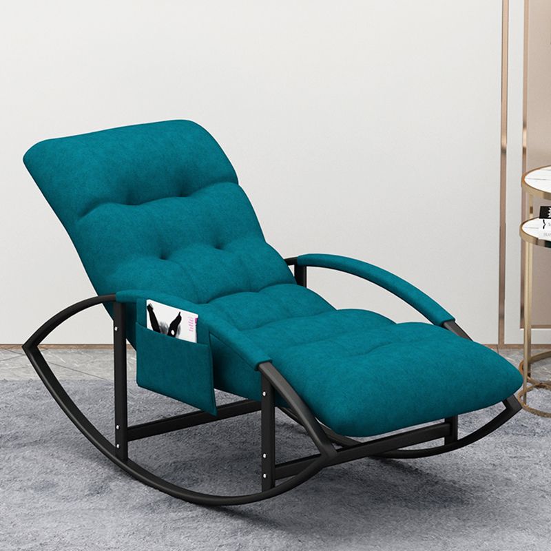 Silla de silla de sofá de estilo simple balcón balcón de hierro mecedora