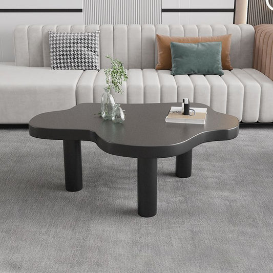 Tavolino da cocktail nordico 3 gambe in legno massiccio