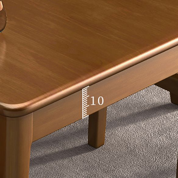 Minimalist Dining Room Set Rectangular Solid Wood Dining Table with Four-leg Clearhalo 'Dining Room Sets' 'Dining Tables & Seating' 'dining_room_set' 'furn' 'furn_dining_room_set' 'Furniture' 'furniture_dining_room_set' 'Kitchen & Dining Furniture' 'kitchen&dining_furn' 'kitchen' 1200x1200_c63aebd1-4a99-4512-a2f6-149453b897dc