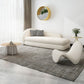 Scandinavian Tight Back Curved Sofa Wool Blend/Faux Leather White Couch Clearhalo 'furn' 'furn_sofas' 'Furniture' 'furniture_sofas' 'Living Room Furniture' 'Sofa' 'sofas' 1200x1200_c63bda0c-0606-45d3-9bbb-1544e6604891