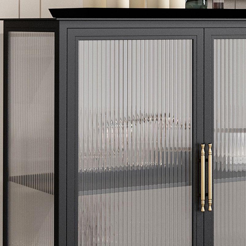 Glass Door Display Cabinet Industrial Storage Cabinet for Living Room Clearhalo 'Display & China Cabinets' 'display_china_cabinets' 'furn' 'furn_display_china_cabinets' 'Furniture' 'Kitchen & Dining Furniture' 1200x1200_c63c8061-79fd-400f-bad7-9b7fa4835cd3