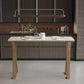 Glam 1/2/5 Pieces Sintered Stone Bar Table Set Rectangular Counter Set for Home Use Clearhalo 'Bar Furniture' 'furn' 'furn_home_bar_bar_sets' 'Furniture' 'Home Bars & Bar Sets' 'home_bar_bar_sets' 'Kitchen & Dining Furniture' 1200x1200_c63cc062-e224-46b7-b230-2f61884e8e65