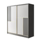Contemporary Storage Cabinet Sliding Wardrobe Cabinet for Bedroom
