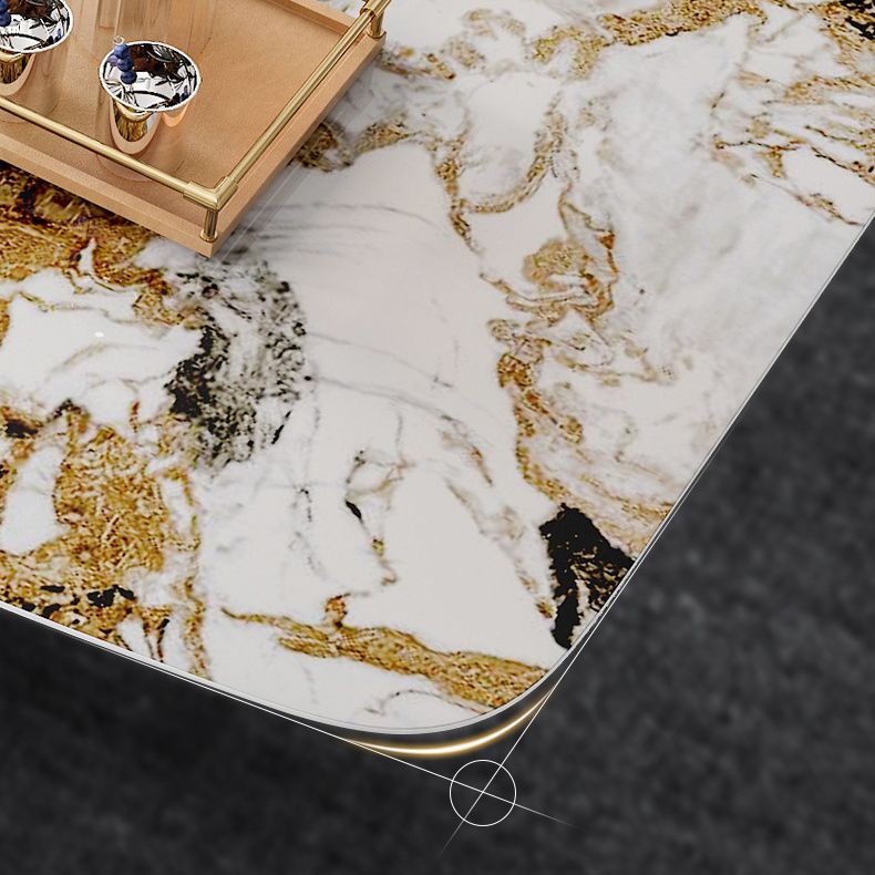 Contemporary Sintered Stone Table Rectangle Table Set 1/3/4/5 Pieces Dining Set Clearhalo 'Dining Room Sets' 'Dining Tables & Seating' 'dining_room_set' 'furn' 'furn_dining_room_set' 'Furniture' 'Kitchen & Dining Furniture' 1200x1200_c641a506-80d9-42c8-9a8e-242dc8e91082