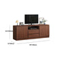 Mobile TV tradizionale H da 58 pollici, supporto TV in legno con 2 ante