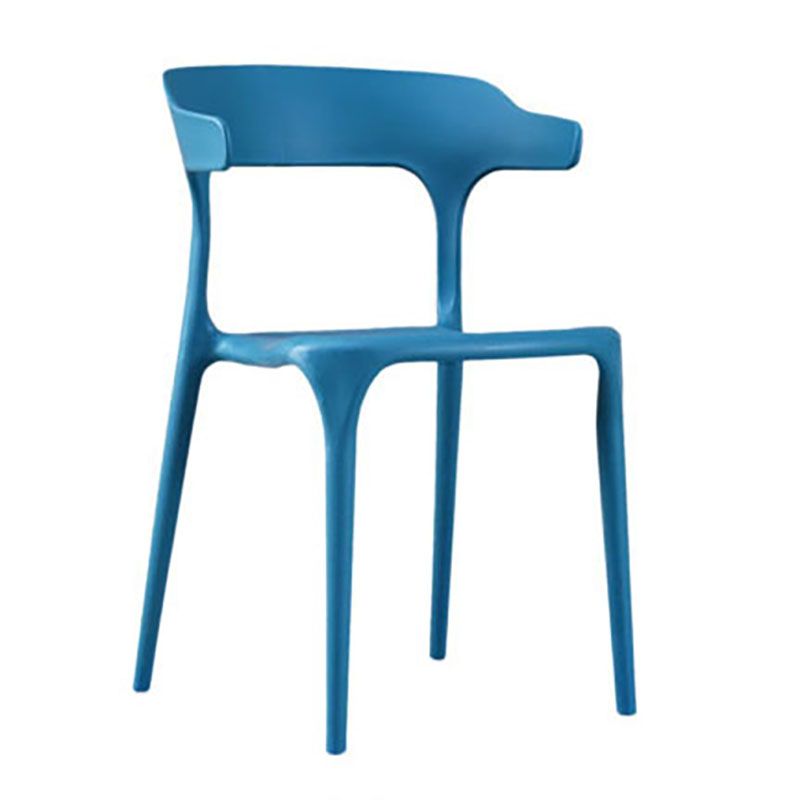 Contemporary Stackable Chairs Dining Open Back Armless Chairs with Plastic Legs Clearhalo 'Dining Chairs' 'Dining Tables & Seating' 'dining_chair' 'furn' 'furn_dining_chair' 'Furniture' 'furniture_dining_chair' 'Kitchen & Dining Furniture' 1200x1200_c643e6ae-f3c5-4544-8632-2b9937ce7eff