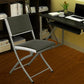 Modern Armless Upholstered Office Chair Leather Management Office Chair