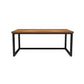 Modern Solid Wood Office Desk Rectangular Shape Task Desk with Sled Base in Brown Clearhalo 'furn' 'furn_office_desk' 'Furniture' 'Office Desks' 'Office Furniture' 'office_desk' 1200x1200_c645ef08-6bbf-49ee-8e23-9fe564ae04fd