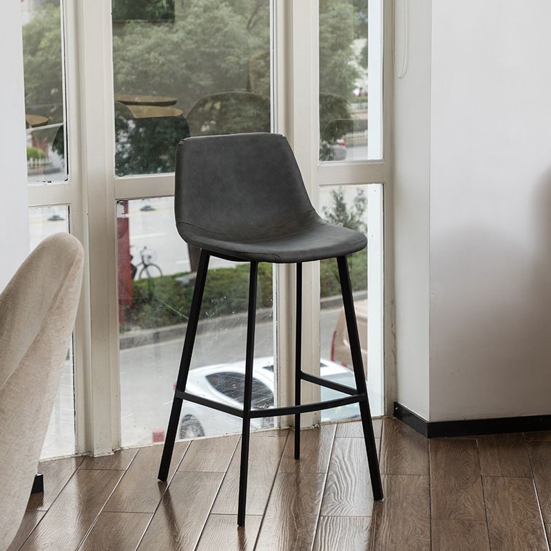 Industriële stijl Barstool Indoor Black 4 Legs Bar Stool voor coffeeshop