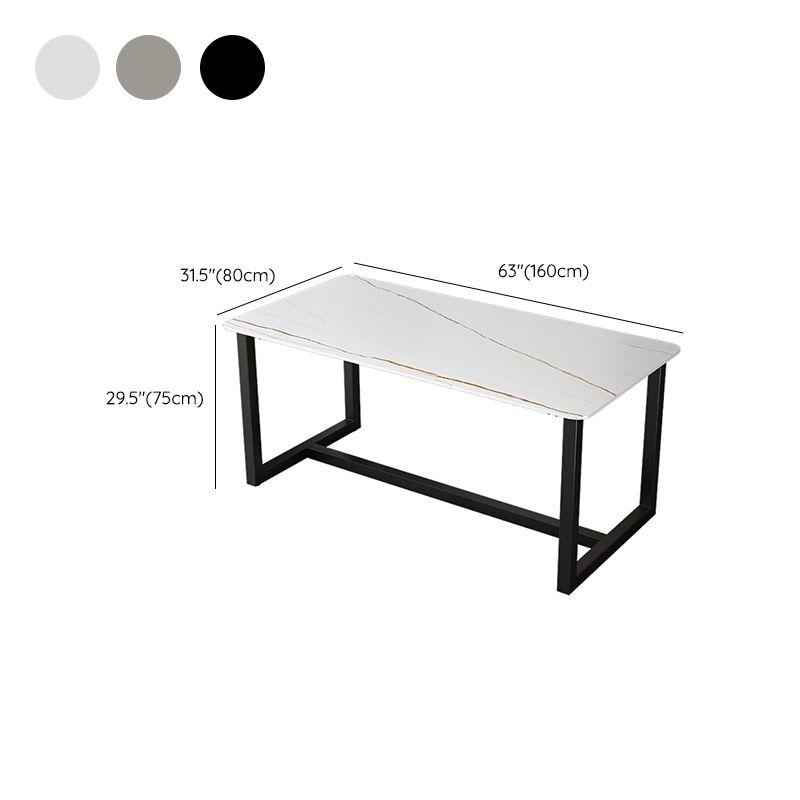 Desca da ufficio contemporanea rettangolo antico finitura di computer