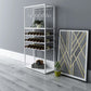 Modern Metal Floor Wine Holds up to 18 Bottles Wine Racks for Kitchen Clearhalo 'furn' 'furn_wine_racks' 'Furniture' 'Kitchen & Dining Furniture' 'Wine Racks' 'wine_racks' 1200x1200_c64aca8d-98af-4804-be9b-0ac9391c1784