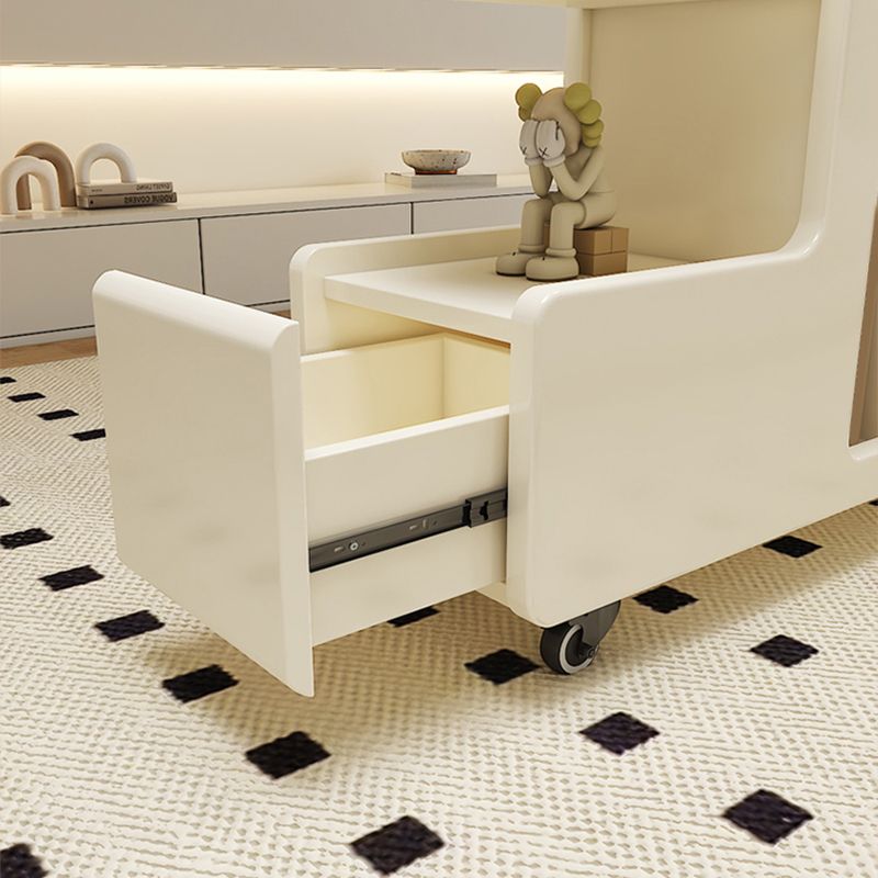 Contemporary White Wooden Sofa Side Accent Table for Living Room Clearhalo 'Coffee & Accent Tables' 'End & Side Tables' 'end_side_tables' 'furn' 'furn_end_side_tables' 'Furniture' 'Living Room Furniture' 1200x1200_c64af6f8-3d45-451c-b03c-0a165d0ef589