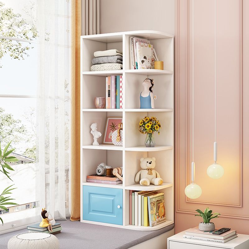 Modern Style Bookshelf Wood Closed Back Bookcase for Home Office Clearhalo 'Bookcases' 'furn' 'furn_bookcases' 'Furniture' 'Office Furniture' 1200x1200_c64b1cdd-ebae-4ebb-b58b-888d65be72ee