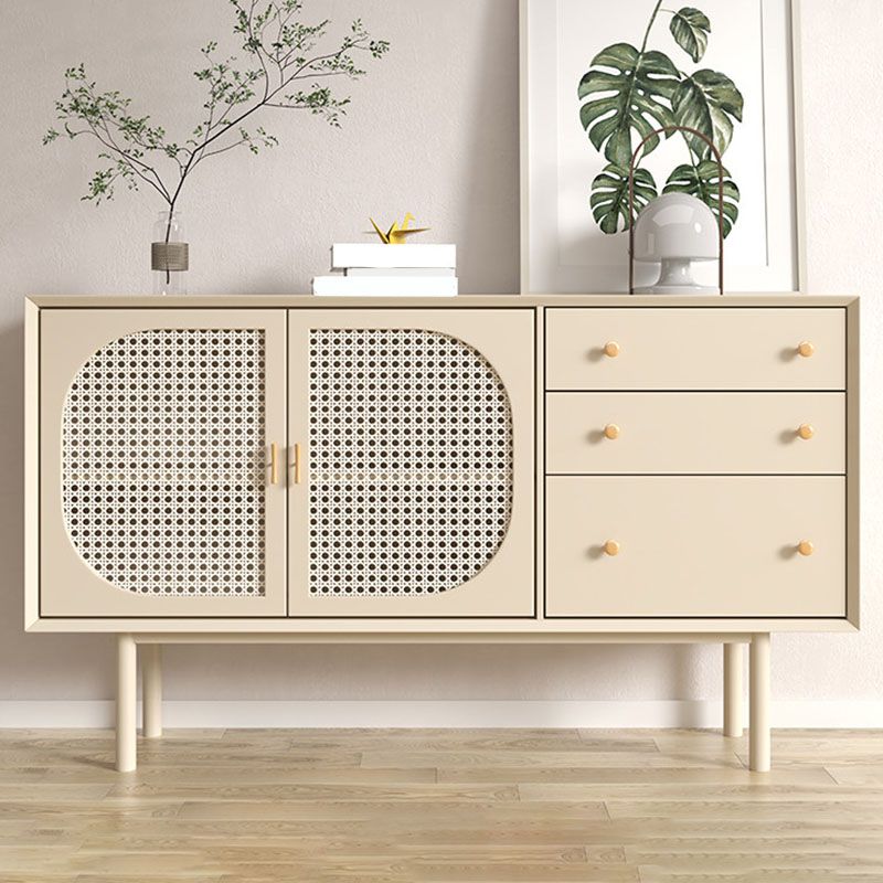 Modernismus Holz Sideboard Tabelle 3-Schüchter weiße Sideboard für Wohnzimmer