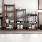Modern Open Back Standard Bookshelf Wooden Bookcase With Shelves Clearhalo 'Bookcases' 'furn' 'furn_bookcases' 'Furniture' 'Office Furniture' 1200x1200_c64fc96b-e0cb-4839-b4d9-61d3070a2879