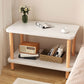 Modern Side Table No Distressing Wood End Table with Storage