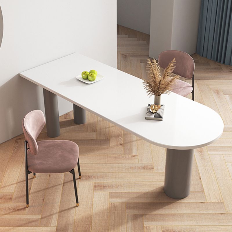 3 Legs Dining Site Table Contemporary Style Dinette Table for Home Kitchen Clearhalo ' dining_table' 'Dining Tables & Seating' 'Dining Tables' 'furn' 'furn_dining_table' 'Furniture' 'furniture_dining_table' 'Kitchen & Dining Furniture' 'kitchen&dining_furn' 'kitchen' 'kitchen_dining_table' 1200x1200_c650688e-a867-4370-b542-a8a7c0ddfaaa