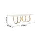 Traditional Luxury Rectangle Dining Table Stainless Steel Table for Indoor Clearhalo ' dining_table' 'Dining Tables & Seating' 'Dining Tables' 'furn' 'furn_dining_table' 'Furniture' 'furniture_dining_table' 'Kitchen & Dining Furniture' 'kitchen&dining_furn' 'kitchen' 'kitchen_dining_table' 1200x1200_c6509b87-019c-45de-b8f1-d9051f808248
