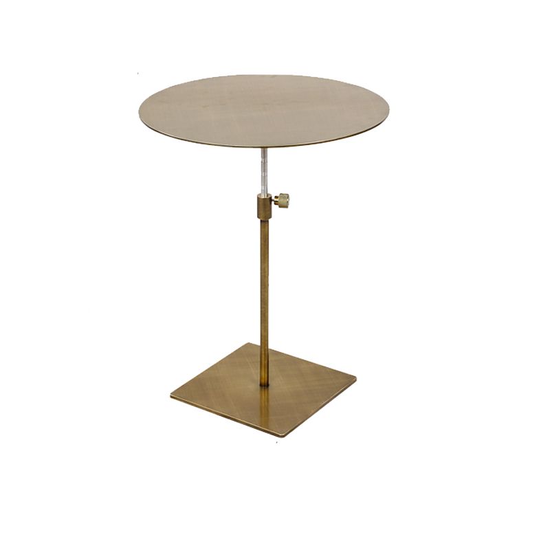 Stainless Steel Pedestal Cocktail Table Round/ Square Top Coffee Table Clearhalo 'Coffee & Accent Tables' 'Coffee Tables' 'coffee_tables' 'furn' 'furn_coffee_tables' 'Furniture' 'Living Room Furniture' 1200x1200_c652e505-48c5-4235-af8c-a1609fd62a56