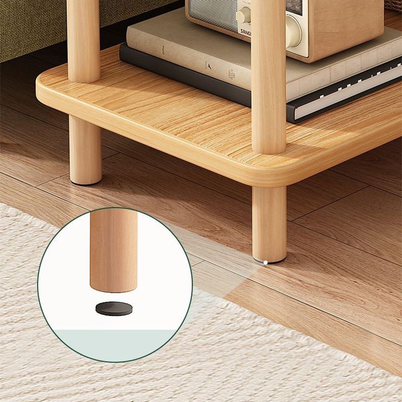 Square/Retangular Side Table Wood End Snack Table with 4 Legs for Living Room Clearhalo 'Coffee & Accent Tables' 'End & Side Tables' 'end_side_table' 'Furniture' 'furniture_end_side_table' 'Living Room Furniture' 1200x1200_c6532ebe-3a34-46f5-9f98-ee753bb48ae6