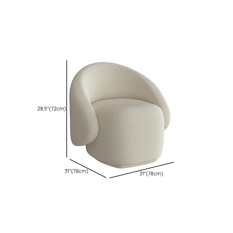 Eigentijdse strakke achterbank met ronde armbank gebogen settnee bank