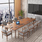 Rectangle Solid Pinewood Brown Tone Dining Table Simplicity 4 Legs Table for Dining Room Clearhalo ' dining_table' 'Dining Tables & Seating' 'Dining Tables' 'furn' 'furn_dining_table' 'Furniture' 'furniture_dining_table' 'Kitchen & Dining Furniture' 'kitchen&dining_furn' 'kitchen' 'kitchen_dining_table' 1200x1200_c6541ea4-5519-4ad2-a24a-5ca754bf403c