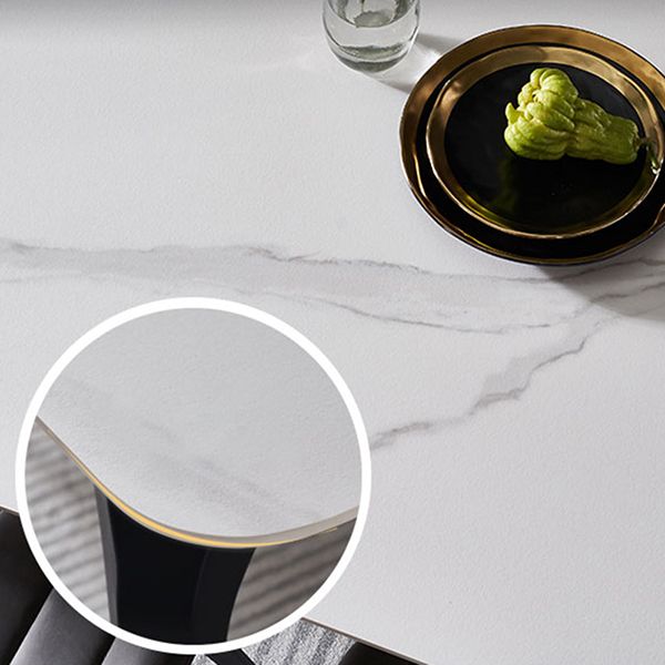 Contemporary 1/4/5/7 Pieces Dining Set Sintered Stone Dining Table Set Clearhalo 'Dining Room Sets' 'Dining Tables & Seating' 'dining_room_set' 'furn' 'furn_dining_room_set' 'Furniture' 'furniture_dining_room_set' 'Kitchen & Dining Furniture' 'kitchen&dining_furn' 'kitchen' 1200x1200_c6562725-3f42-4d12-897f-5e063eafac5b