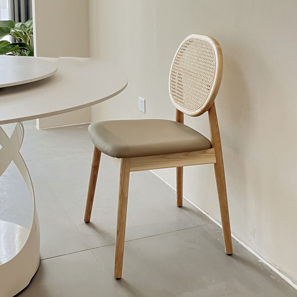 Chaise latéral de style industriel chaise de salle à manger côté cadre en bois pour salle à manger