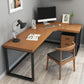 Industrial Style Writing Desk L-Shape Solid Wood Office Desk Clearhalo 'furn' 'furn_office_desk' 'Furniture' 'furniture_office_desk' 'Office Desks' 'Office Furniture' 'office_desk' 1200x1200_c6599b40-363e-44f5-9d6f-2a05ec8cffa5