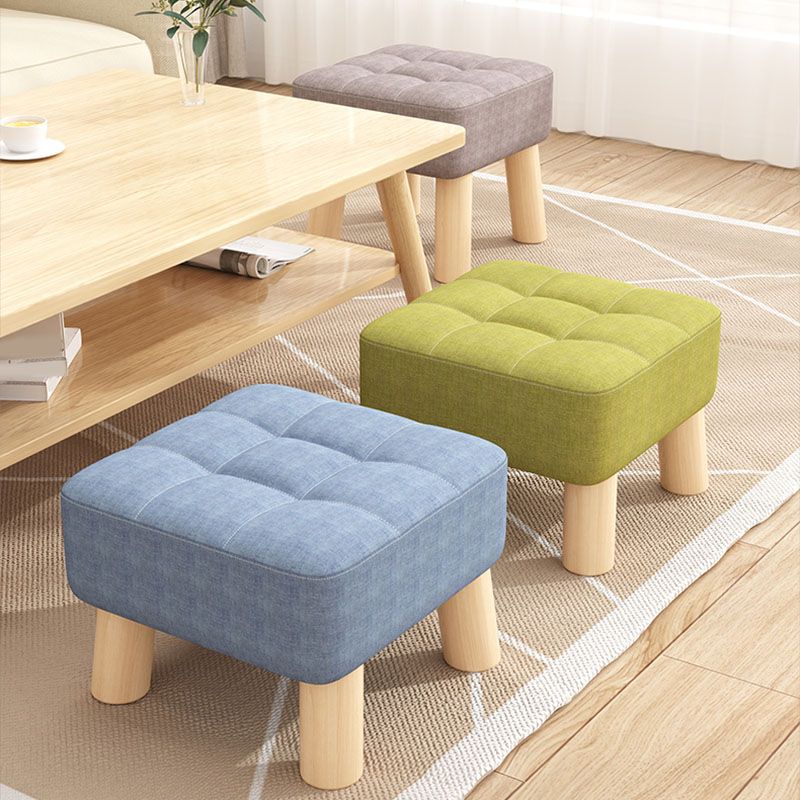 モダニズムオットマンベルベット布張りフェード抵抗性の広場オットマン