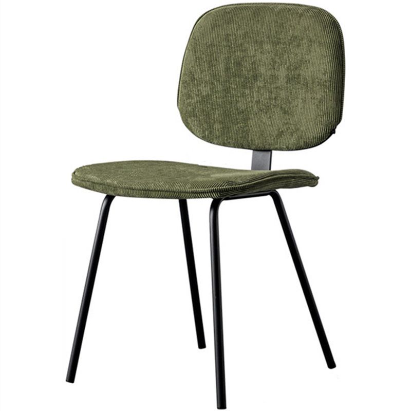 Home Scandinavian Side Chair Open Back Upholstered Metal Dining Room Chair Clearhalo ' kitchen&dining_furn' 'Dining Chairs' 'Dining Tables & Seating' 'dining_chair' 'furn' 'furn_dining_chair' 'Furniture' 'furniture_dining_chair' 'Kitchen & Dining Furniture' 'kitchen' 1200x1200_c65cf76d-f06b-41ab-a0d1-b1d8021df2b1