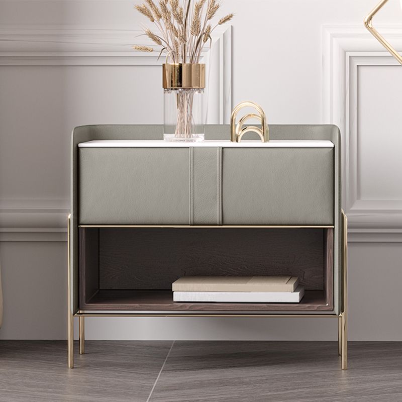 Table table de chevet à 1 accent à 1 dessin à 1 tirage de 20,47 "