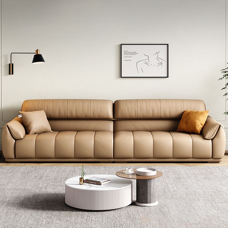Contemporary Sectional with Pillow Top Arm Living Room Sectional sofa Clearhalo 'furn' 'furn_sectionals' 'Furniture' 'Living Room Furniture' 'Sectionals' 1200x1200_c65d8a45-8f6e-4661-9b85-1529e90f5427