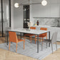 Dining Room Dinner Kitchen Table Rectangle 4 Legs Dining Table Clearhalo 'Dining Tables & Seating' 'Dining Tables' 'dining_table' 'furn' 'furn_dining_table' 'Furniture' 'Kitchen & Dining Furniture' 1200x1200_c660a495-31e5-4098-952a-7d531a6b6220
