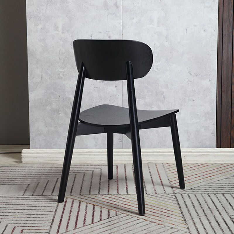 Contemporary Style Wood Dining Chairs Open Back Dining Side Chair (Set of 2) Clearhalo ' kitchen&dining_furn' 'Dining Chairs' 'Dining Tables & Seating' 'dining_chair' 'furn' 'furn_dining_chair' 'Furniture' 'furniture_dining_chair' 'Kitchen & Dining Furniture' 'kitchen' 1200x1200_c6635ed2-674c-4771-a733-728afdff5507