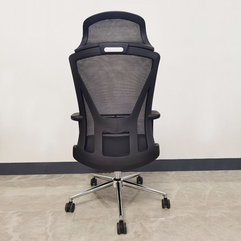Modern Desk Chair Fixed Arms Task Chair with Wheels for Office Clearhalo 'furn' 'furn_office_chair' 'Furniture' 'Office Chairs' 'Office Furniture' 'office_chair' 1200x1200_c663725d-3374-4f1b-beac-5f4514f54e71