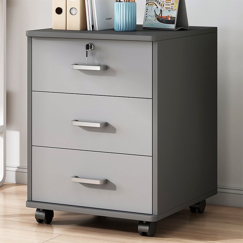 Contemporary Vertical Solid Color Drawers Castors Wood File Cabinet for Home Office Clearhalo 'Filing Cabinets' 'filling_cabinets' 'furn' 'furn_filling_cabinets' 'Furniture' 'Office Furniture' 1200x1200_c663a7f8-b94a-4903-a6cf-1ac08b012e13
