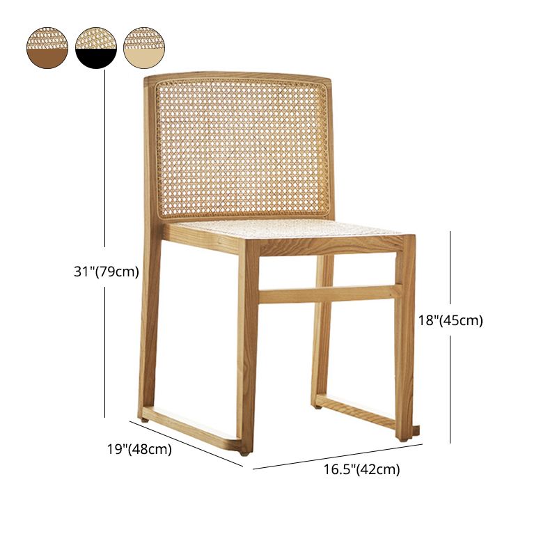 Traditional Style Dining Chair Solid Wood Stackable Side Chair for Home Clearhalo 'Dining Chairs' 'Dining Tables & Seating' 'dining_chair' 'furn' 'furn_dining_chair' 'Furniture' 'Kitchen & Dining Furniture' 1200x1200_c6648c03-4547-4c01-8b66-63aab68d1202