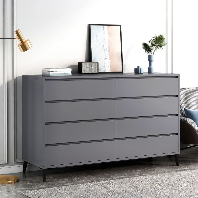 16 "D rangement moderne Commener coffre de rangement en bois en blanc et gris