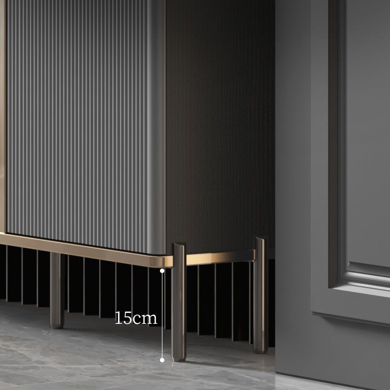 Sideboard in stile glam con cassetti e tabellone per la sala da pranzo