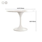 Stone Round Top Table Contemporary Dining Table with Pedestal Base Clearhalo 'Dining Tables & Seating' 'Dining Tables' 'dining_table' 'furn' 'furn_dining_table' 'Furniture' 'furniture_dining_table' 'Kitchen & Dining Furniture' 'kitchen' 'kitchen_dining_table' 1200x1200_c66a02bd-d3fb-49a4-8ed1-88a9e9e33014