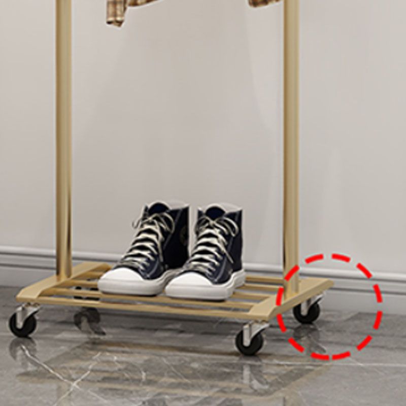 Castori di piantature in metallo classico gancio di rivestimento design con scaffale inferiore