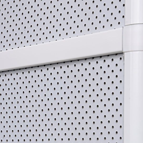 Aparador de metal con puertas de vidrio Servidor de comedor moderno para el hogar