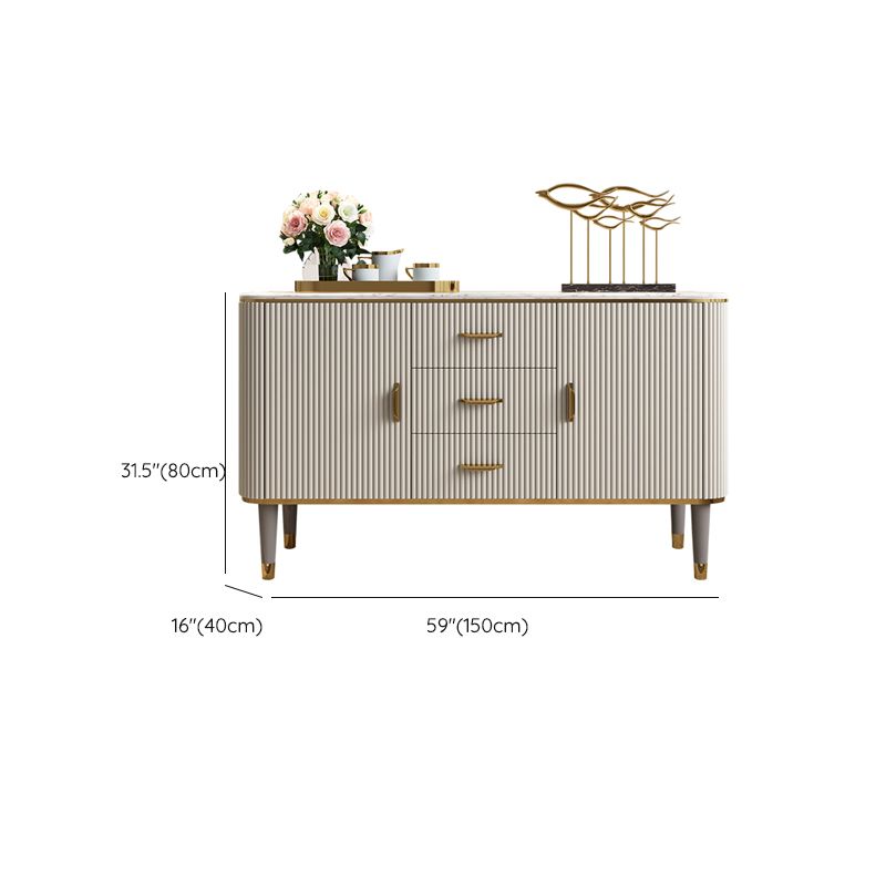 Tavolo da sideboard in falda in marmo con cassetti Glam Sideboard mobilit