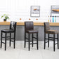 Contemporary Leather Solid Wood Barstool Bristol Bar Stool with Low Back Clearhalo 'Bar Furniture' 'Bar Stools' 'bar_stools' 'furn' 'furn_bar_stools' 'furniture_bar_stools' 'Kitchen & Dining Furniture' 'kitchen&dining_furn' 'kitchen' 'kitchen_furn' Furniture' 1200x1200_c66d6712-8a0c-4651-8417-28d3b379df26